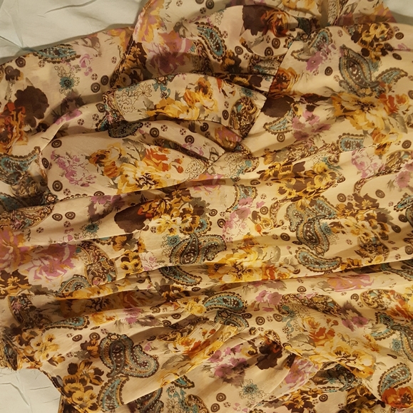 Available Maxi Ruffle Dress - Picture 2 of 4